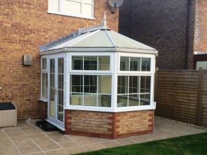 Conservatory prior new roof