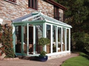 Edwardian Style Conservatory with Full Glass Panels