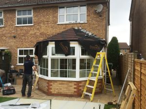 Guardian Roof Conservatory work in progress